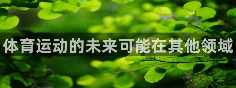 必一运动：体育运动的未来可能在其他领域